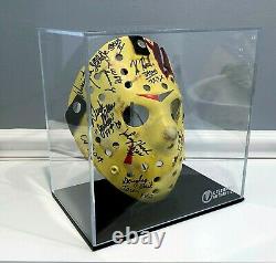 12x Signed Jason Voorhees Mask with COA Friday the 13th Neca Prop statue sideshow