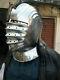 16Ga Sca Larp Medieval Knight Tournament Close Armor Helmet