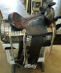 1959 MGM Movie Production Company Ornate Leather Prop Saddle