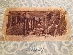 1984 Goonies Original Concept Art By Jack Johnson Lighthouse Basement Sloth Prop