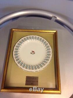 1997 Titanic Plate with COA From 20th Century Fox Movie Prop Plate