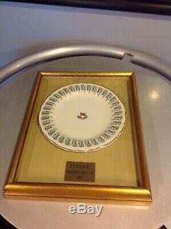 1997 Titanic Plate with COA From 20th Century Fox Movie Prop Plate
