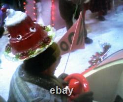 1 Left! GRINCH Jim Carrey Prop WHO FLAG & MAIL, SIGNED PP Pic, Blu DVD, UACC COA