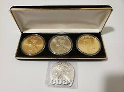 3-Coin Movie Prop Set Eddie Murphy Coming to America Zamunda Coins 1988 Film