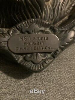 7 1/2 4lb MGM STUDIO PROPERTY 1930s Movie Prop Original Lion Brass DOOR KNOCKER