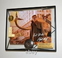 ALFRED MOLINA Signed Spider-Man AUTOGRAPH, Screen-Used COSTUME & COIN, DVD, COA