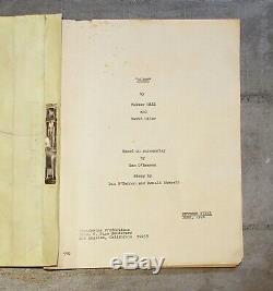 ALIEN Movie Production Script 1979 RARE scifi prop Sigourney Weaver Ridley Scott