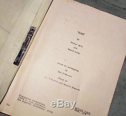 ALIEN Movie Production Script 1979 RARE scifi prop Sigourney Weaver Ridley Scott
