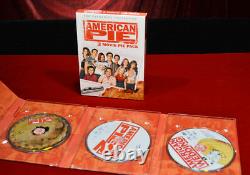 AMERICAN PIE signed JASON BIGGS, ALYSON HANNIGAN + 3 Props, DVD, UACC COA, Frame