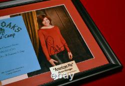 AMERICAN PIE signed JASON BIGGS, ALYSON HANNIGAN + 3 Props, DVD, UACC COA, Frame