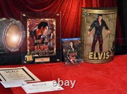 AUSTIN BUTLER Signed ELVIS Movie AUTOGRAPH, Casino CHIP Prop, DOLL, Fr, DVD, COA