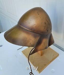 Alexander Movie original prop Greek guards Macedonian Armor helmet with COA