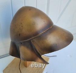 Alexander Movie original prop Greek guards Macedonian Armor helmet with COA