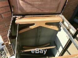 Antique Hartmann Steamer Cushion Top Movie Prop Travel Wardrobe Trunk