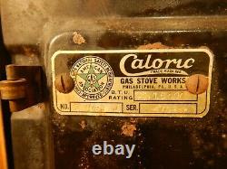 Antique Vintage Caloric Gas Stove Model 3743W Art Deco Movie Prop