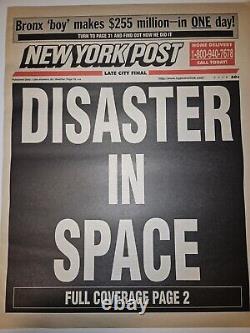 Armageddon Movie Disaster Newspaper Movie Prop Original
