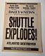 Armageddon Original Movie Prop Newspaper Shuttle Explodes! Bruce Willis