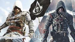 Assassin's Creed Movie Prop Sample Submission Black Flag with Logo 64 x 43