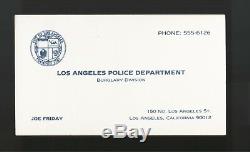 Authentic Dragnet Screen Used Tom Hanks & Dan Aykroyd Business Cards Movie Props