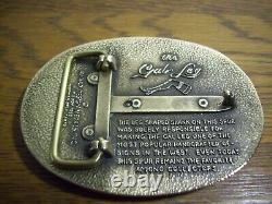BACK TO THE FUTURE 3 MARTY McFLY STYLE (MICHAEL J. FOX) GAL LEG SPUR BELT BUCKLE