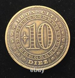 BATTLE ANGEL ALITA 10 Credit Coin Original Brass Screen Used Prop Rare COA