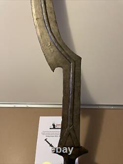 BLACK ADAM movie Prop Kahndaq Sword MARVEL PRODUCTION ORIGINAL DC Prop R1