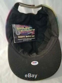 Back To The Future Part II Marty Mcfly Hat Signed By Michael J Fox With Psa Coa