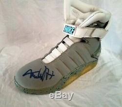 Back To The Future Part II Shoes Signed By Michael J Fox And Christopher Lloyd