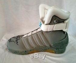 Back To The Future Part II Shoes Signed By Michael J Fox And Christopher Lloyd