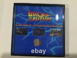 Back to the Future Movie Prop Screen Used DELOREAN PIECES hoverboard flux capaci