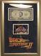 Back to the Future Part II Production Used Biff Bank Money Movie Prop (Framed)