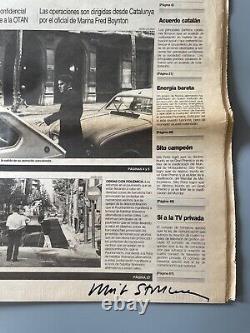 Barcelona SCREEN-USED Newspaper Movie Prop feat. Chris Eigeman