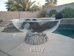Bath Tub, Acrylic Plex Glassi, Transparent Movie Prop, Egg shaped