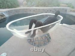 Bath Tub, Acrylic Plex Glassi, Transparent Movie Prop, Egg shaped