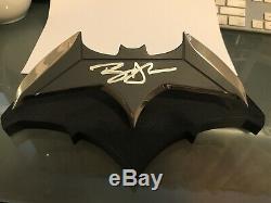 Ben Affleck Autographed Signed Batman QMX Batarang Prop Replica Beckett BAS