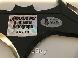 Ben Affleck Autographed Signed Batman QMX Batarang Prop Replica Beckett BAS