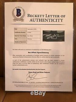 Ben Affleck Autographed Signed Batman QMX Batarang Prop Replica Beckett BAS