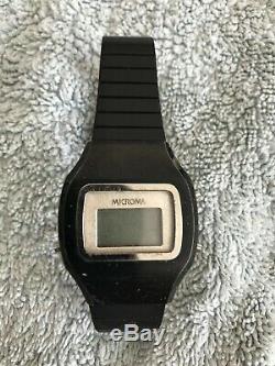 Blade Runner Black 3-button Microma Digital Watch. Early Smooth Case