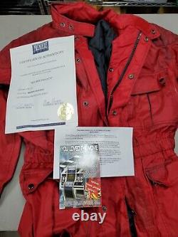 Bourne Identity Movie Prop Firefighter Jacket Worn in Movie with COA Q5