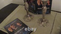 Brad Pitt Anthony Hopkins Movie Prop From Meet Joe Black Candlesticks With Coa