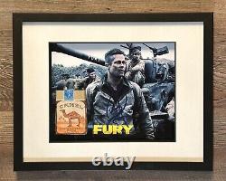 Brad Pitt'Fury' Prop + Autograph