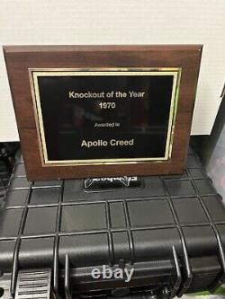 CREED II 2 Screen Used Trophy Rocky Balboa Apollo Creed COA