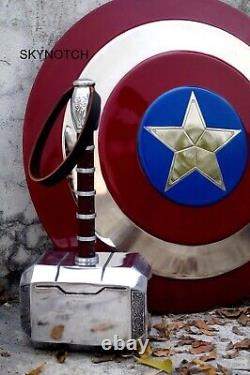 Captain America Shield Metal Prop Replica Marvel Thor Hammer Replica
