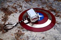 Captain America Shield Metal Prop Replica Marvel Thor Hammer Replica