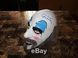 Captain Spaulding Signed Prop Mask Sid Haig House Of 1000 Corpses 3 From Hell +