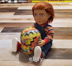 Child's Play 2019 SCREEN USED Movie Prop Shane's Wrapped Head WithCOA Chucky