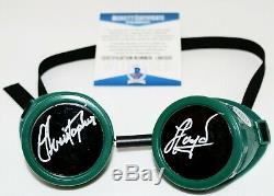Christopher Lloyd Back To The Future Doc Brown autographed Goggles Prop BAS PSA