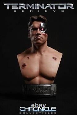 Chronicle Collectibles Terminator Genisys Battle Damaged 12 Scale Bust New Box