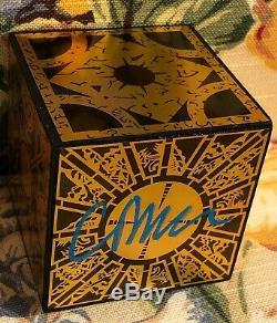 Clive Barker Hand Signed Hellraiser Puzzle-Box Cube Prop with Beckett COA