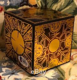 Clive Barker Hand Signed Hellraiser Puzzle-Box Cube Prop with Beckett COA